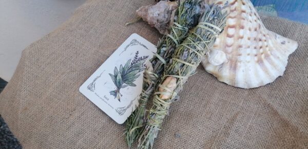 Handcrafted Smudging Stick – Moroccan Sage, Rosemary & Lavender - Image 3