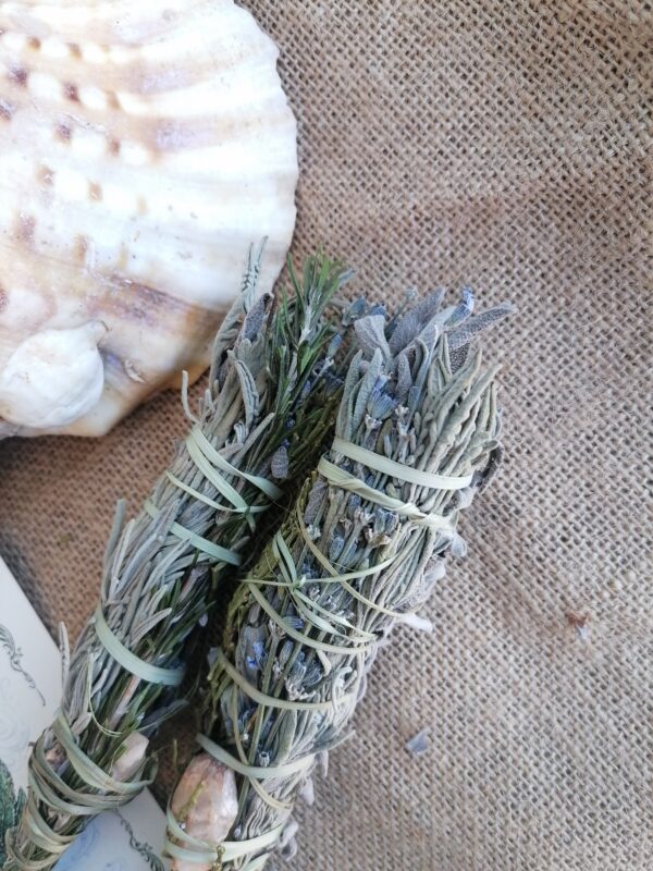 Handcrafted Smudging Stick – Moroccan Sage, Rosemary & Lavender - Image 2